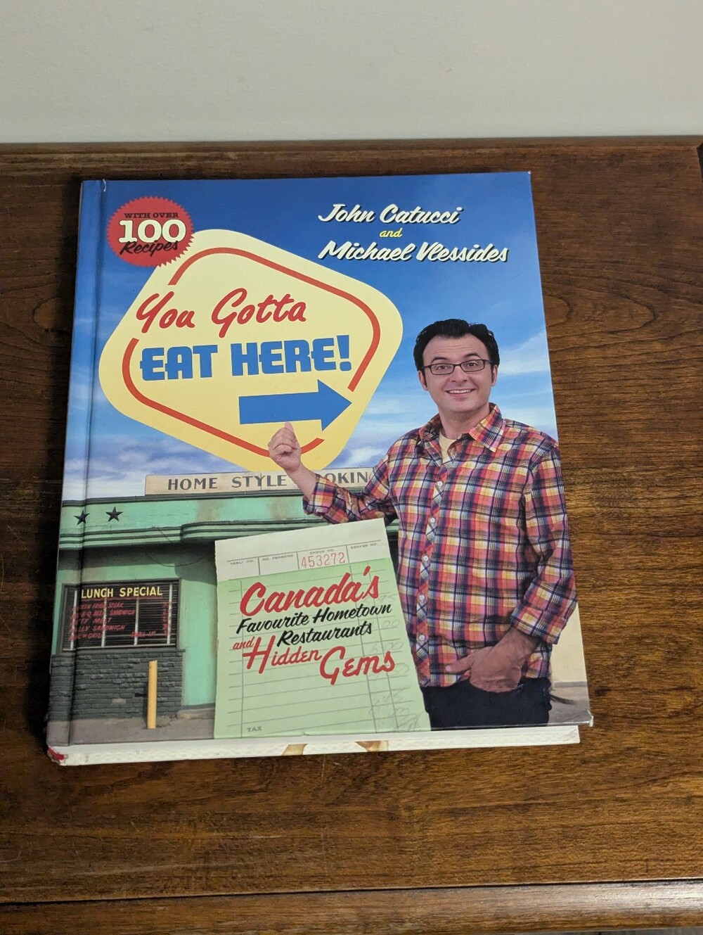 You Gotta Eat Here! Cookbook by John Catucci- Blue Cover. Like New. Canadian.